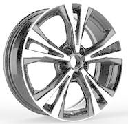 Alu kola Nissan A5832 17x7 5x114.3 ET40 Machined black