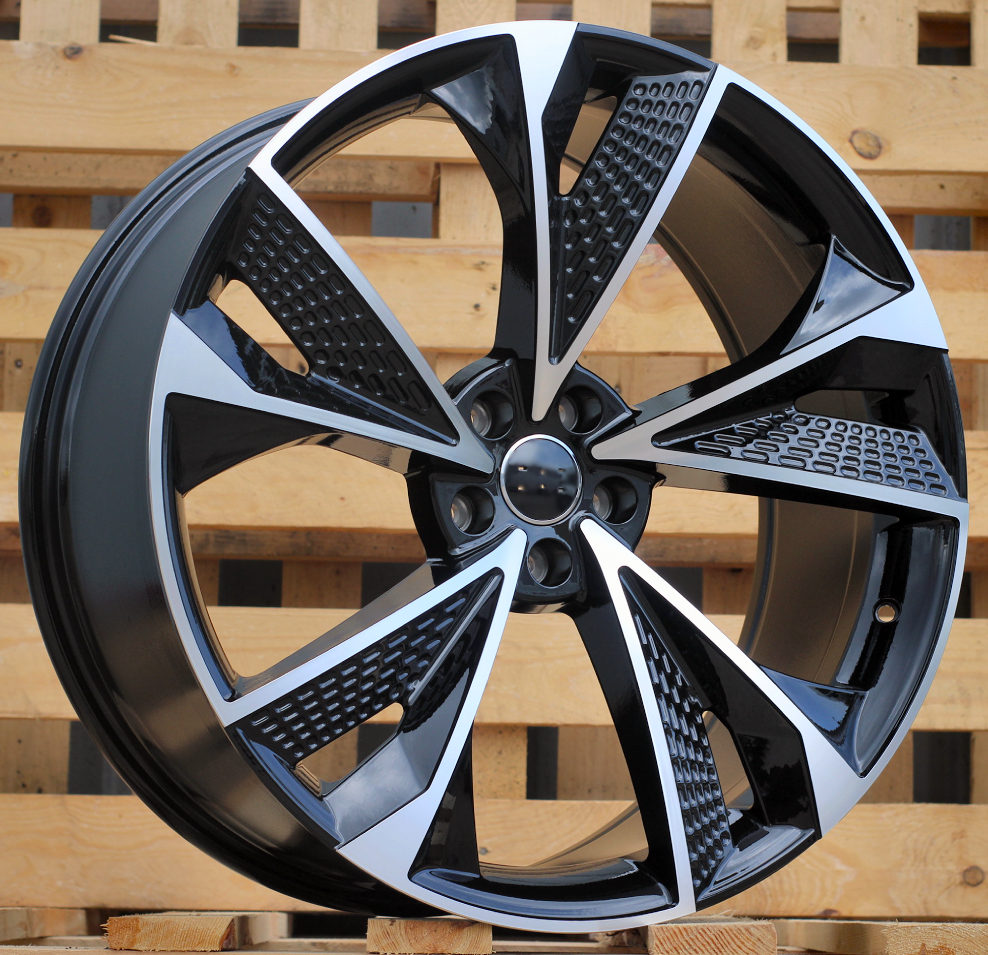 Alu kola pro Audi B1566 9x20 5x112 ET35 Black Polished