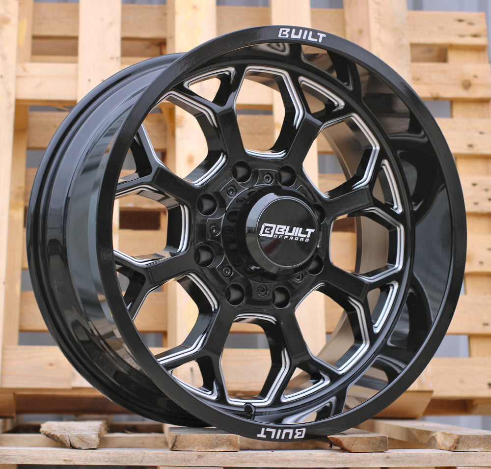 Alu kola pro Offroad B1960 10x20 8x180 ET-19 125.2 Black | Wheelsup.cz