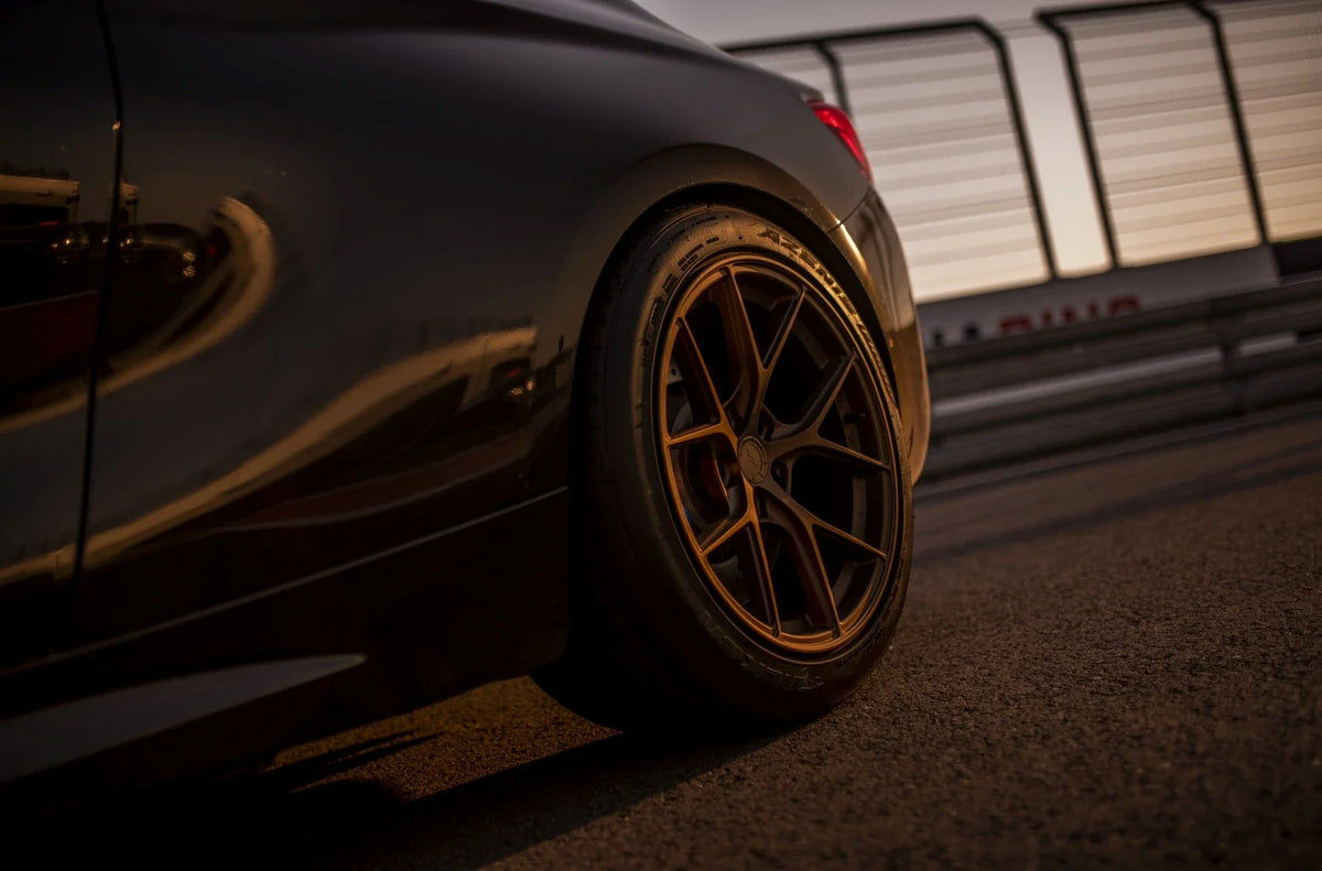 Alu kola Japan Racing SL01 19x8 ET40 5x112 Matt Bronze – na voze 4