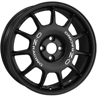 Alu kola OZ LEGGENDA 7x17 4x100 ET42 Matt Black White Lettering | Wheelsup.cz