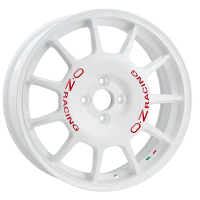 Alu kola OZ LEGGENDA 7x17 4x100 ET37 Race White Red Lettering | Wheelsup.cz