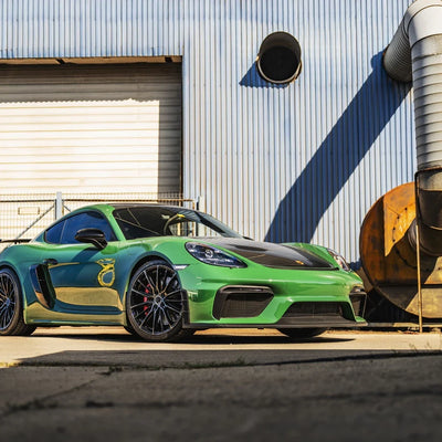 Lité disky Porsche 718 GT4 Concaver CVR7 Double Tinted Black