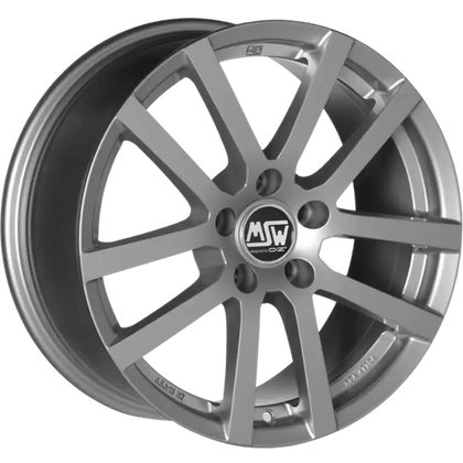 Alu kola MSW 22 5.5x14 4x100 ET45 Grey Silver