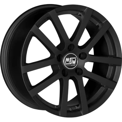 Alu kola MSW 22 6.5x16 4x108 ET18 Matt Black | Wheelsup.cz