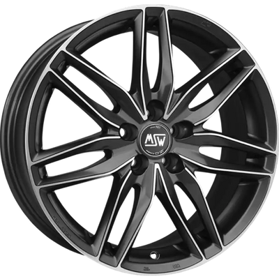 Alu kola MSW 24 7x16 4x108 ET16 Matt Gun Metal Full Polished (Mgmfp) | Wheelsup.cz