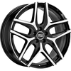 Alu kola MSW 40 VAN 6.5x16 5x130 ET55 Gloss Black Full Polished