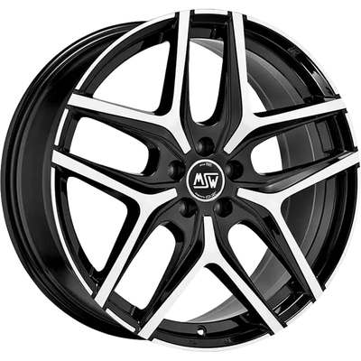 Alu kola MSW 40 8.5x20 5x114.3 ET30 Gloss Black Full Polished | Wheelsup.cz