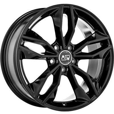 Alu kola MSW 71 8.5x19 5x112 ET50 Gloss Black | Wheelsup.cz