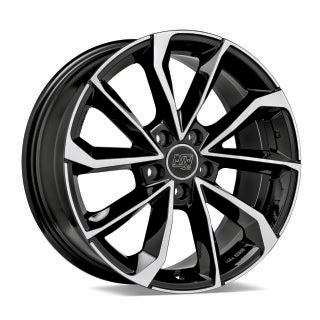Alu kola MSW 42 VAN 6.5x17 6x130 ET54 Gloss Black Full Polished | Wheelsup.cz