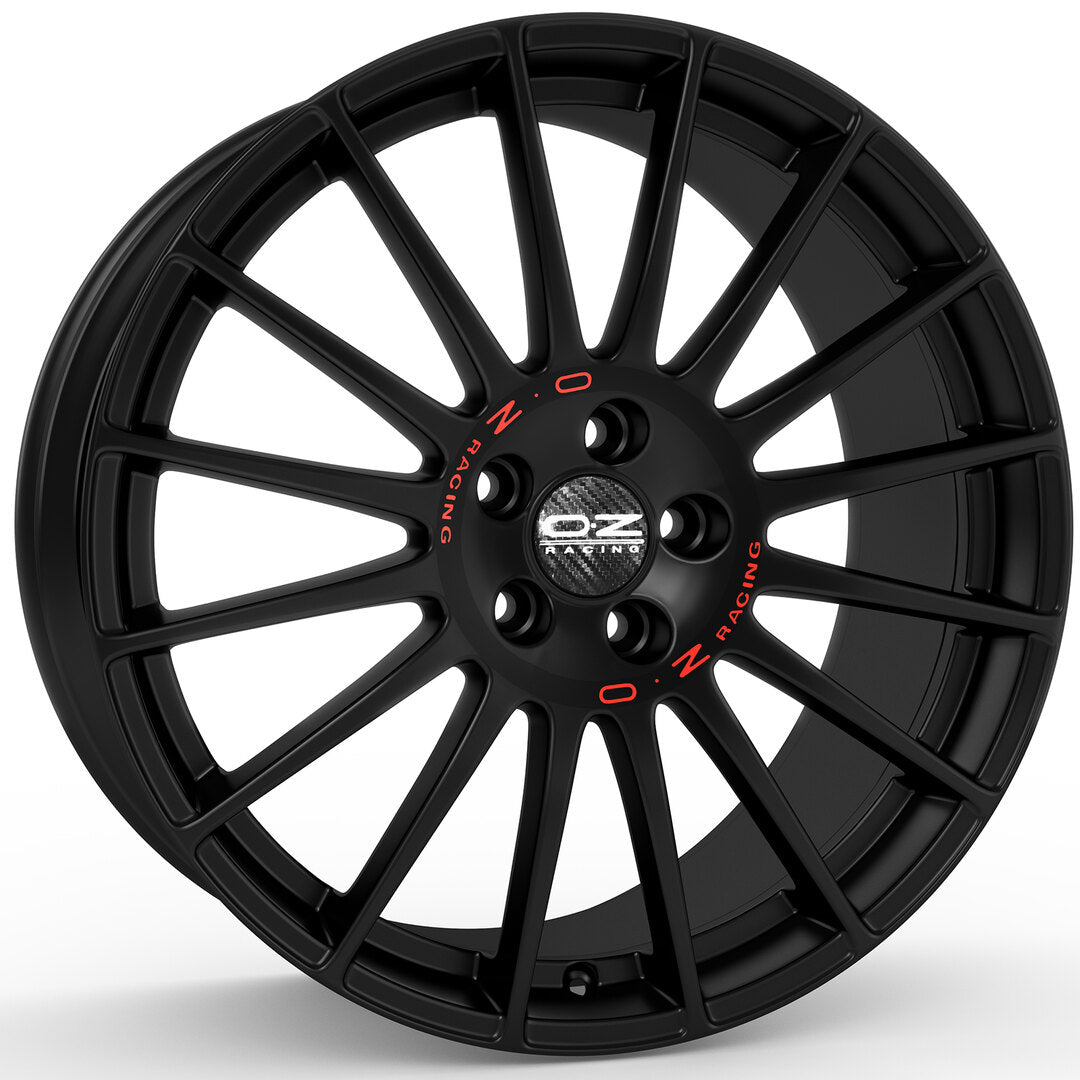 Alu kola OZ SUPERTURISMO GT 7x18 4x100 ET35 Matt Black Red Lettering