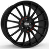 Alu kola OZ SUPERTURISMO GT 7x17 4x100 ET35 Matt Black Red Lettering