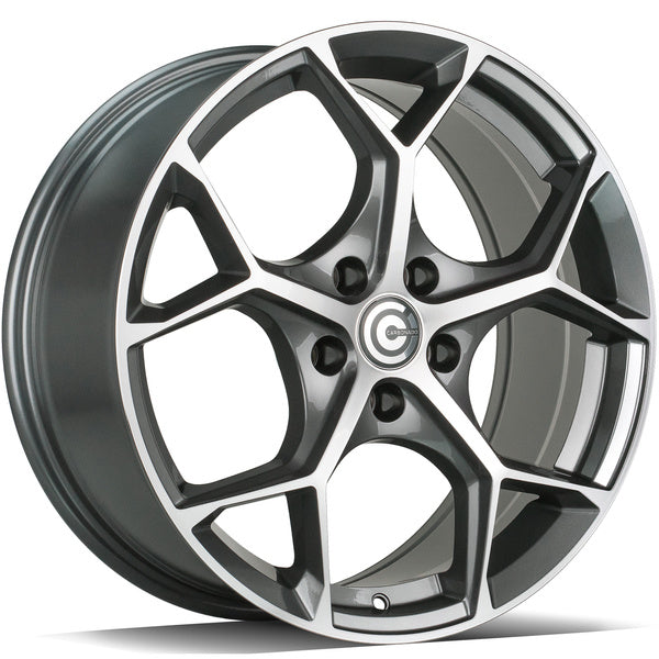 Alu kola Carbonado Fancy 8x18 5x112 ET30 66.45 Anthracite Front Polished