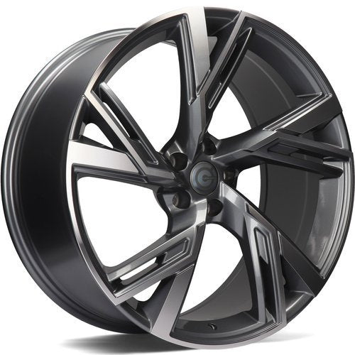 Alu kola Carbonado Rich 8x18 5x112 ET35 66.5 Šedá