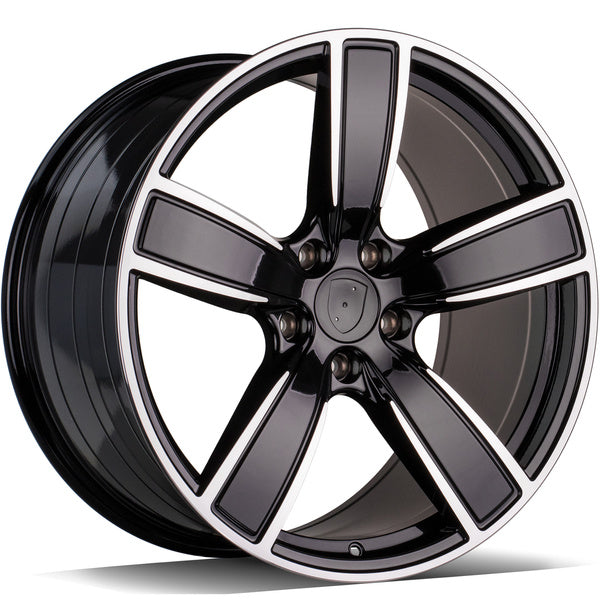 Alu kola Carbonado Lavish 9.5x21 5x130 ET46 71.6 Černá