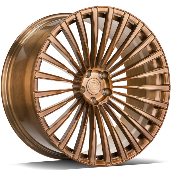 Alu kola Seventy9 MF.1 10.5x20 5x112 ET5 66.6 Bronzová