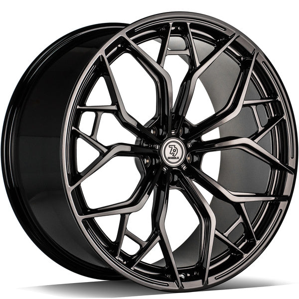 Alu kola Seventy9 MF.16 9.5x21 5x112 ET30 66.6 Černá