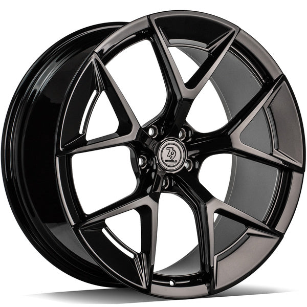 Alu kola Seventy9 MF.18 9.5x21 5x112 ET25 66.6 Černá