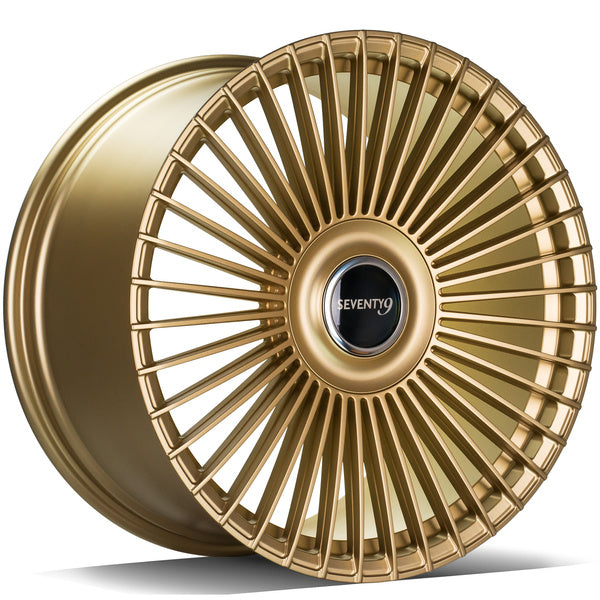 Alu kola seventy9 MF.2 10x21 5x112 ET51 66.6 Matt Gold