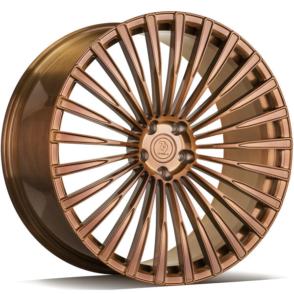 Alu kola Seventy9 MF.1 9x22 5x112 ET20 66.6 Bronzová