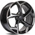Alu kola Carbonado Tropico 6x15 5x100 ET38 57.1 Black Front Polished