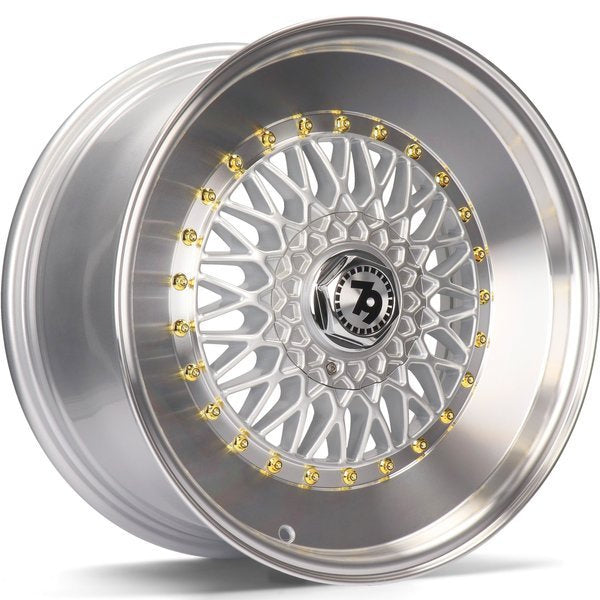 Alu kola seventy9 SV-F 8x17 5x112 ET30 72.6 Silver Front Polished | Wheelsup.cz