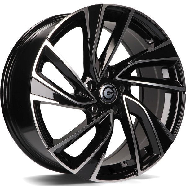 Alu kola Carbonado Monaco 7.5x17 5x112 ET42 57.1 Black Front Polished | Wheelsup.cz