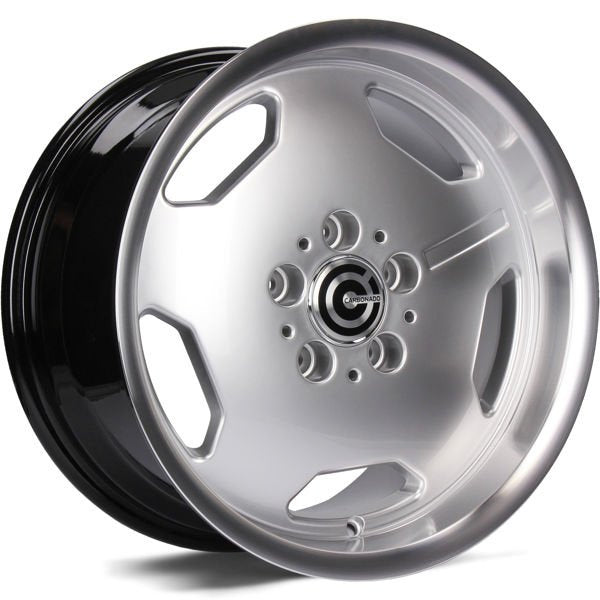 Alu kola Carbonado Retro 9x17 5x112 ET35 66.5 Diamond Hyper Silver Lip Polished | Wheelsup.cz