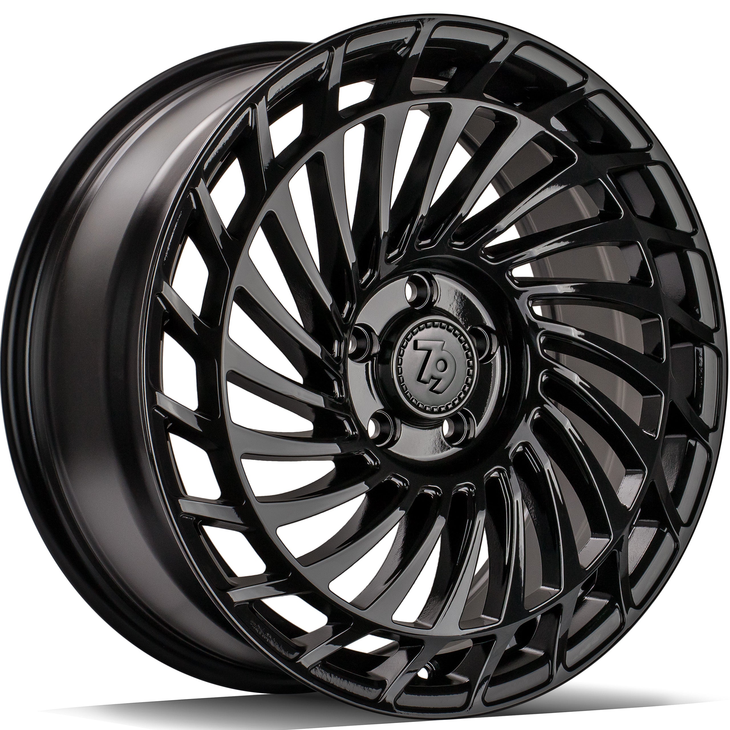 Alu kola seventy9 SCF-K 8x18 5x108 ET45 67.1 Black Glossy | Wheelsup.cz