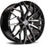 Alu kola seventy9 SV-C 8x18 5x108 ET42 67.1 Black Front Polished