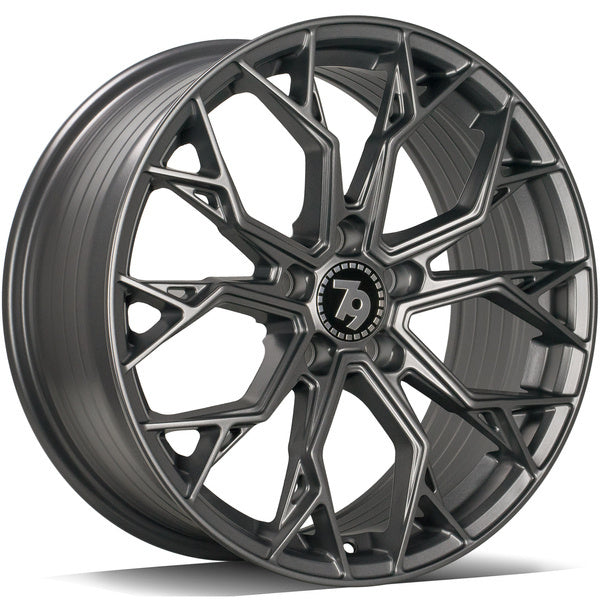 Alu kola seventy9 SCF-H 8x18 5x112 ET35 66.5 Titan Black | Wheelsup.cz