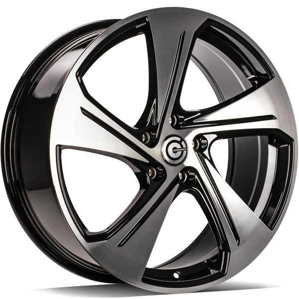 Alu kola Carbonado Aqua 8x18 5x112 ET45 57.1 Black Front Polished | Wheelsup.cz