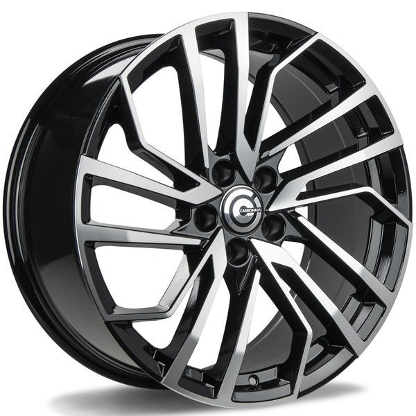 Alu kola Carbonado Game 8x18 5x112 ET35 66.5 Black Front Polished | Wheelsup.cz