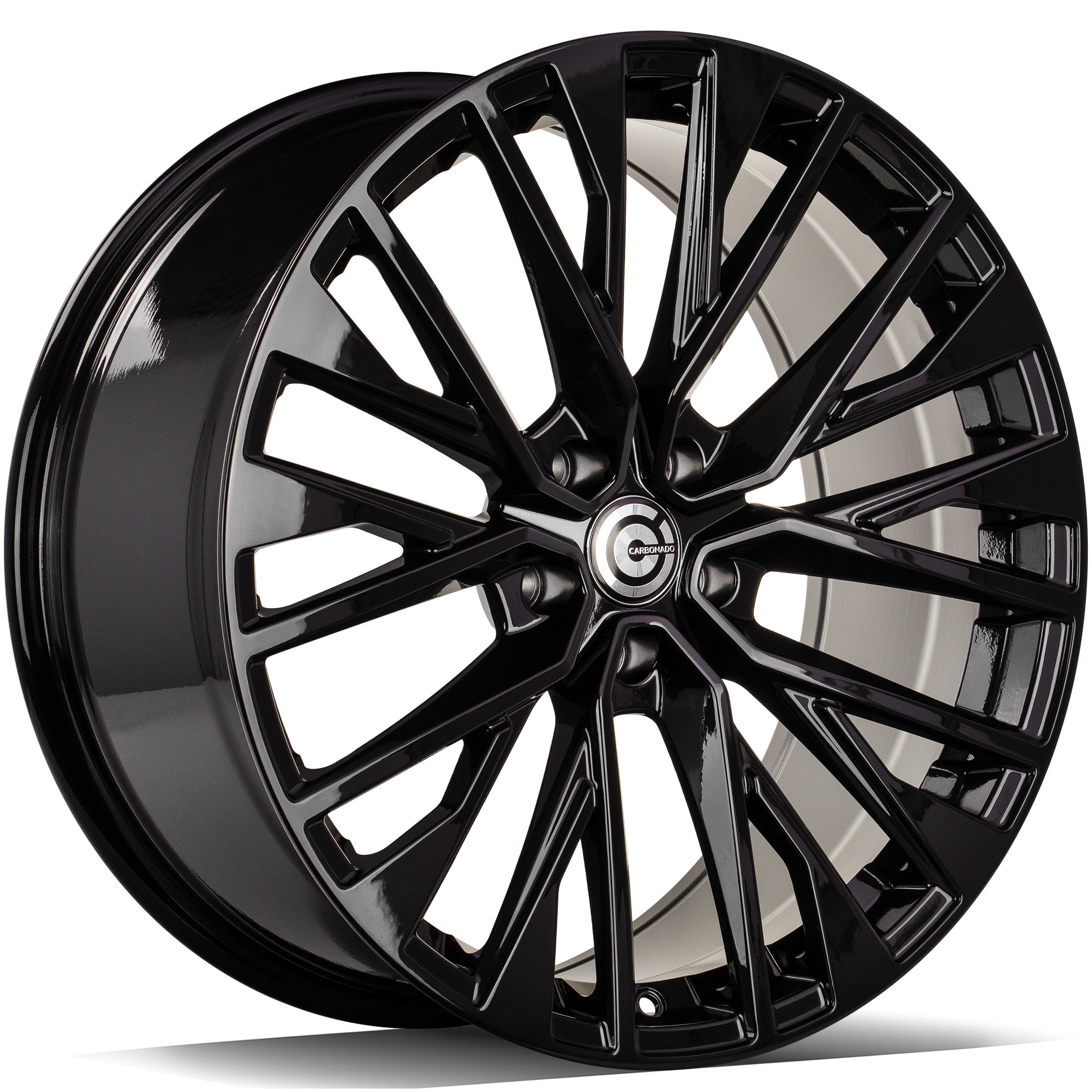 Alu kola Carbonado LOOP 8x18 5x112 ET30 66.45 Black Glossy | Wheelsup.cz