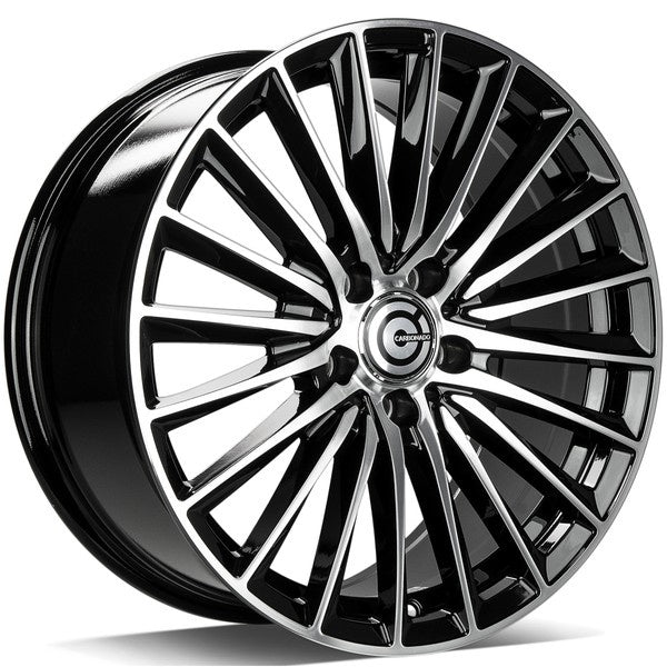 Alu kola Carbonado Prestige 8x18 5x112 ET35 66.5 Black Front Polished | Wheelsup.cz