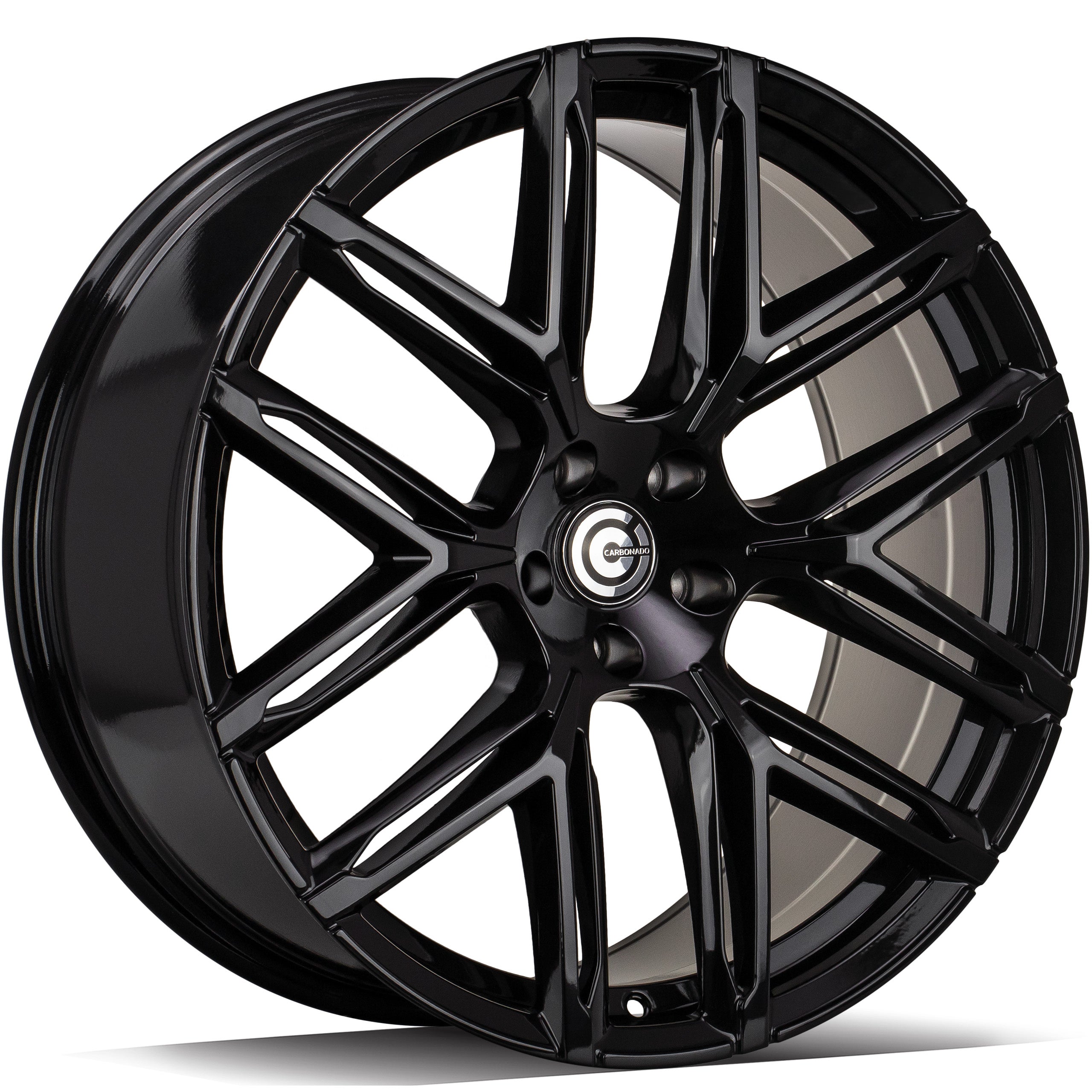 Alu kola Carbonado SABER 8x18 5x112 ET35 66.45 Black Glossy | Wheelsup.cz