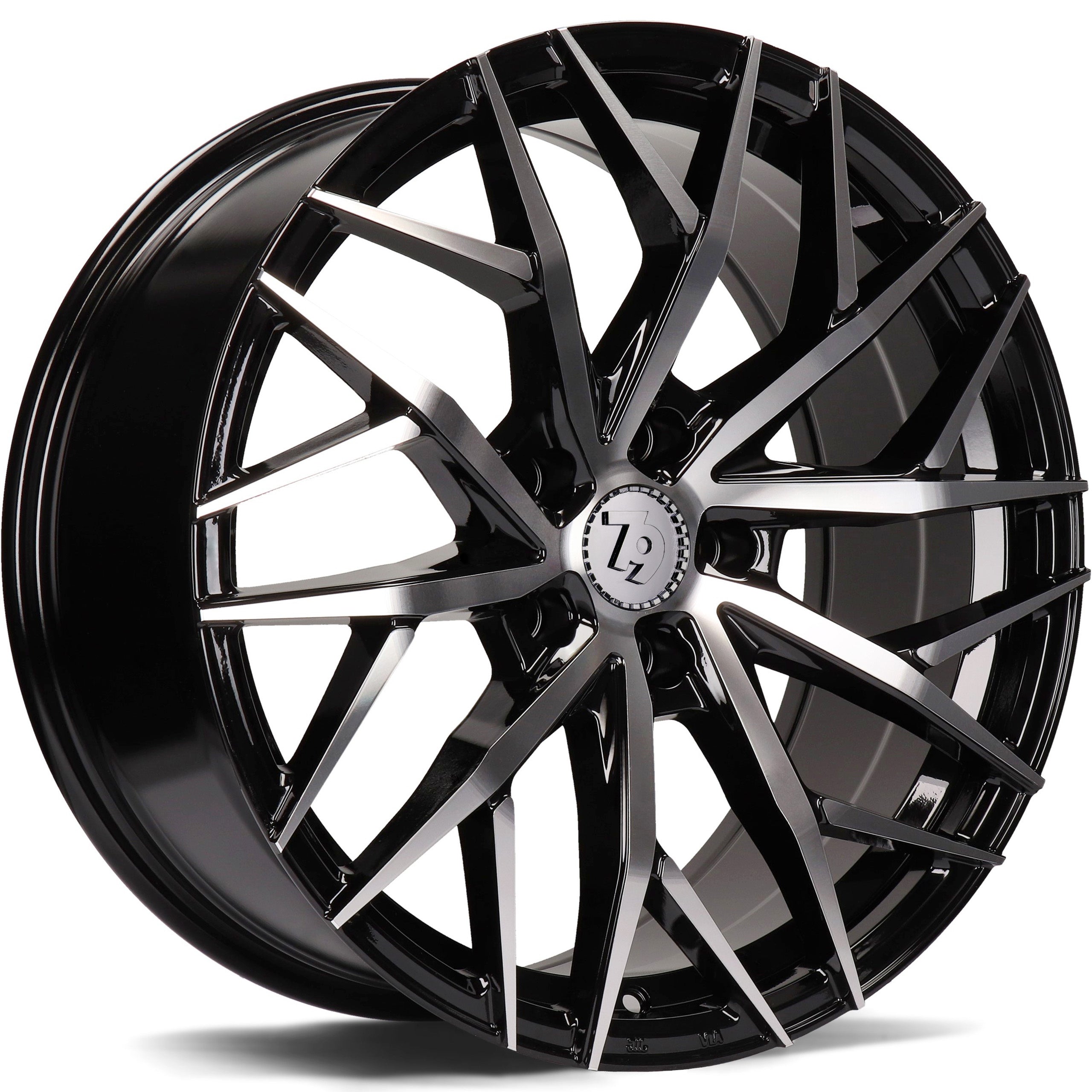Alu kola seventy9 SV-C 8x18 5x114.3 ET40 73.1 Black Front Polished | Wheelsup.cz