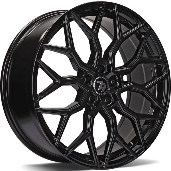 Alu kola seventy9 SV-K 8x18 5x114.3 ET40 73.1 Black Glossy | Wheelsup.cz