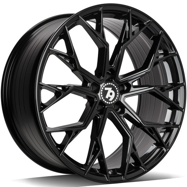 Alu kola seventy9 SCF-H 8x18 5x120 ET30 72.6 Black Glossy | Wheelsup.cz