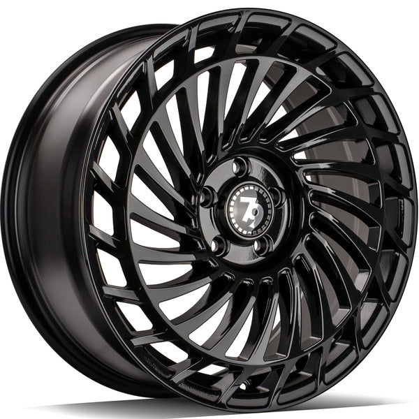Alu kola seventy9 SCF-K 8x18 5x120 ET30 72.6 Black Glossy | Wheelsup.cz