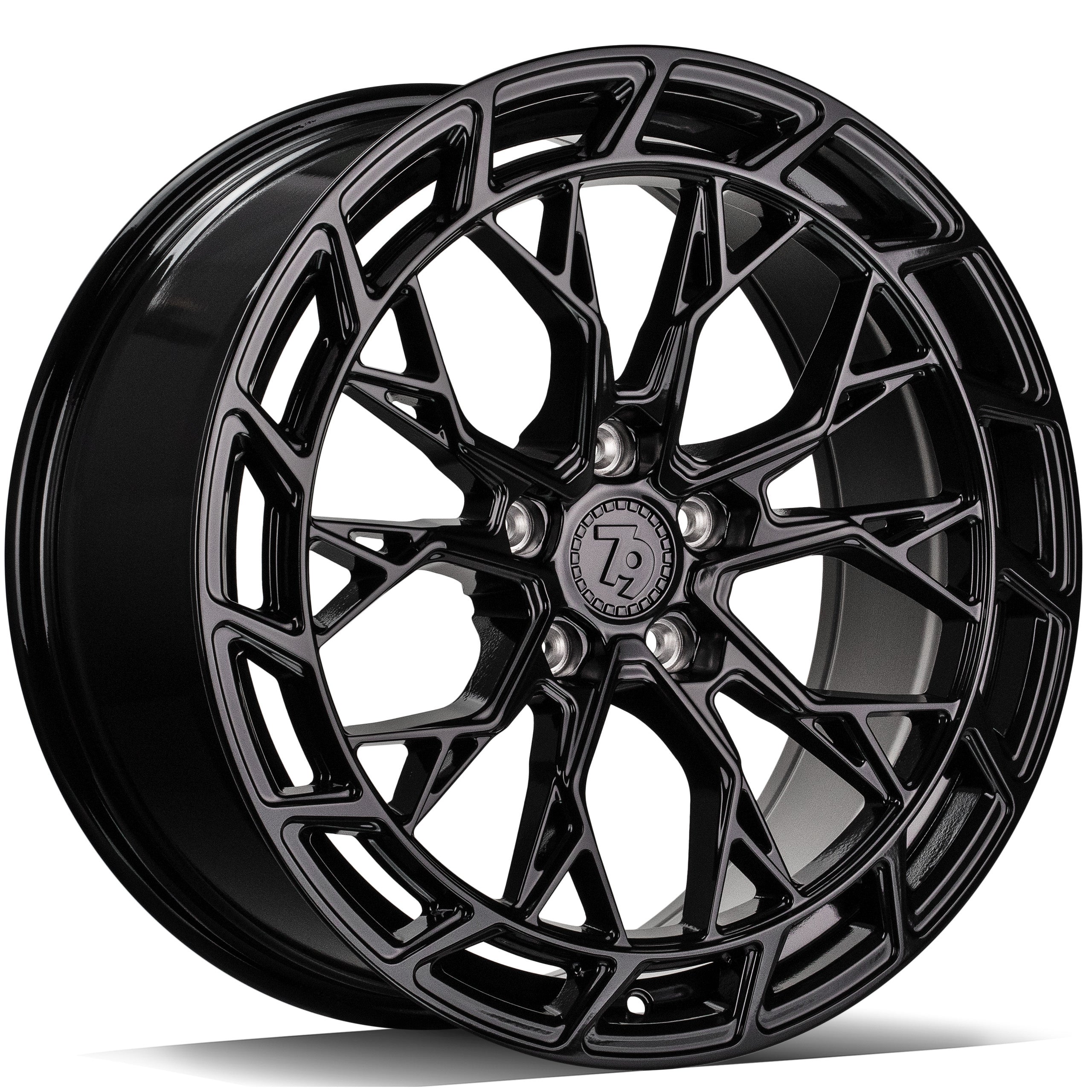 Alu kola seventy9 SCF-Z 8x18 5x120 ET33 72.6 Black Glossy | Wheelsup.cz