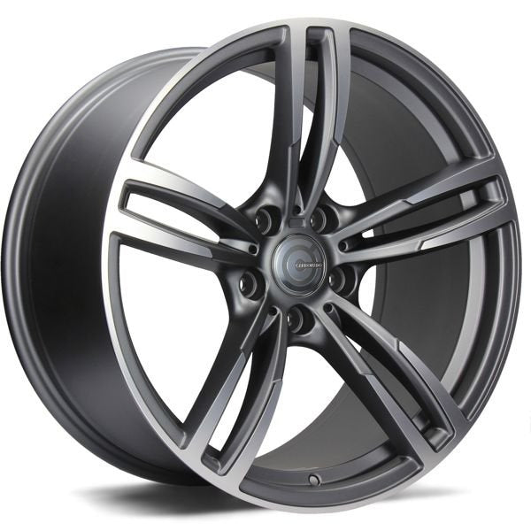 Alu kola Carbonado Diamond 8.5x18 5x120 ET33 72.6 Matt Anthracite Front Polished | Wheelsup.cz