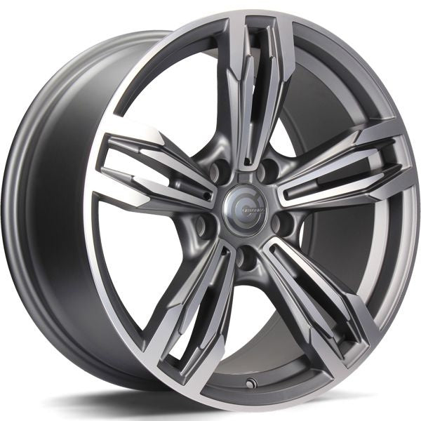 Alu kola Carbonado Dynamite 8.5x18 5x120 ET30 72.6 Matt Anthracite Front Polished | Wheelsup.cz