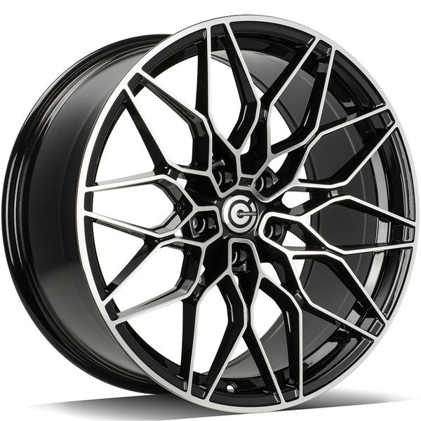 Alu kola Carbonado Emerald 8x18 5x120 ET30 72.6 Black Front Polished | Wheelsup.cz