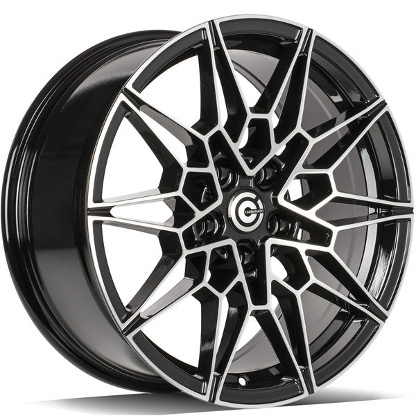 Alu kola Carbonado Solid 8x18 5x120 ET30 72.6 Black Front Polished | Wheelsup.cz