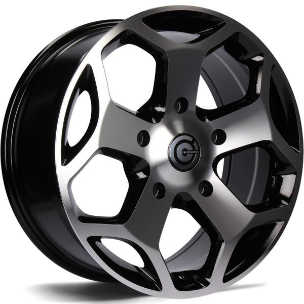 Alu kola Carbonado Giant 8x18 5x160 ET50 65.1 Black Front Polished | Wheelsup.cz