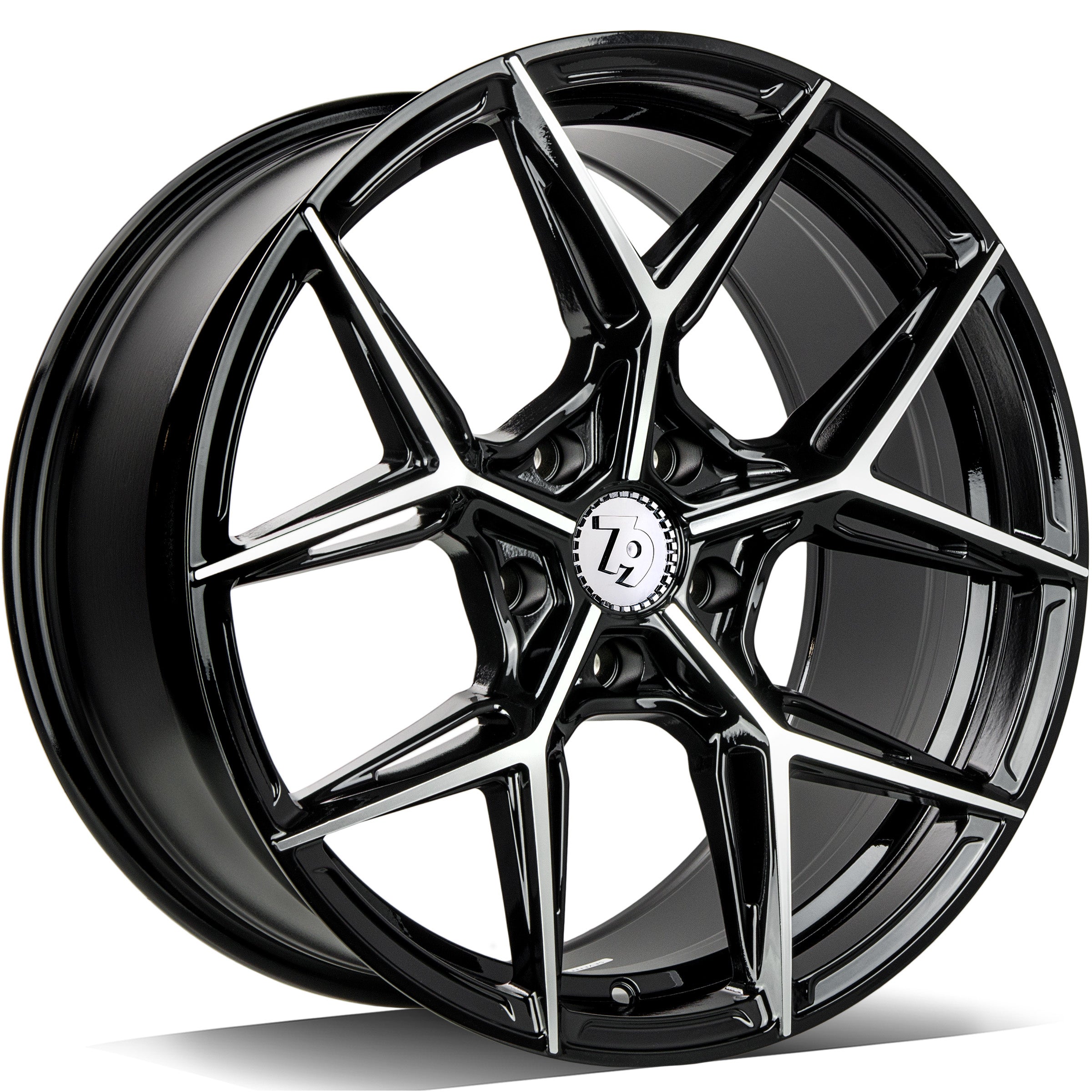 Alu kola seventy9 SCF-B 8.5x19 5x112 ET35 66.5 Black Front Polished | Wheelsup.cz