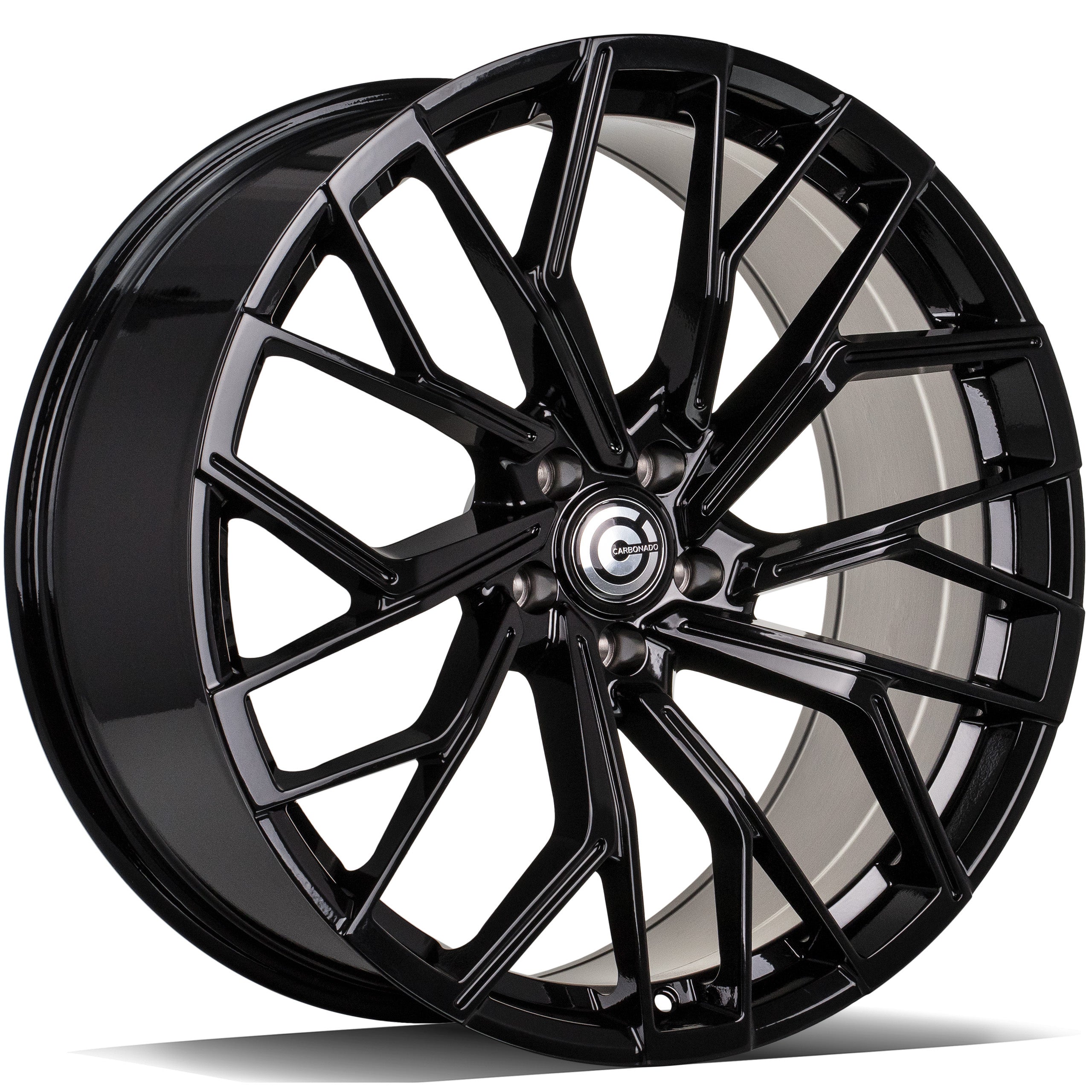 Alu kola Carbonado Helix 8.5x19 5x112 ET45 66.45 Black Glossy | Wheelsup.cz
