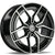 Alu kola Carbonado Stylish 8x19 5x112 ET45 66.5 Black Front Polished