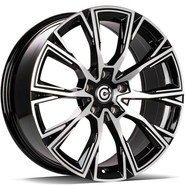 Alu kola Carbonado Trophy 8x19 5x112 ET27 66.5 Black Front Polished | Wheelsup.cz